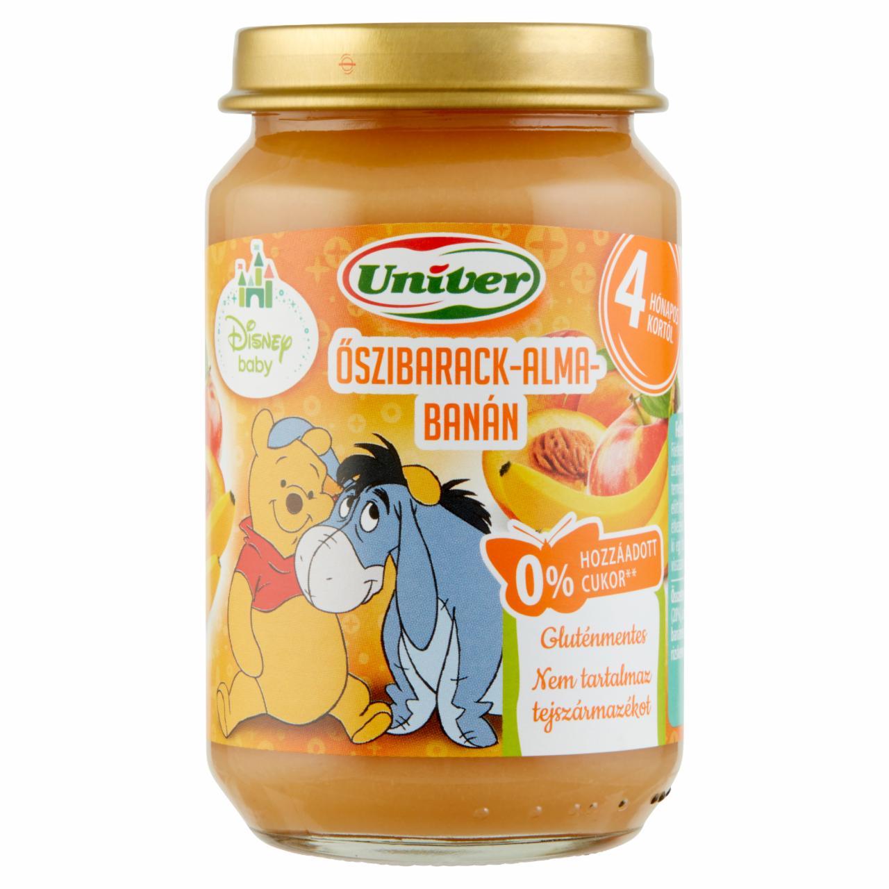 Photo - Univer Peach-Apple-Banana Dessert for Babies 4+ Months 163 g