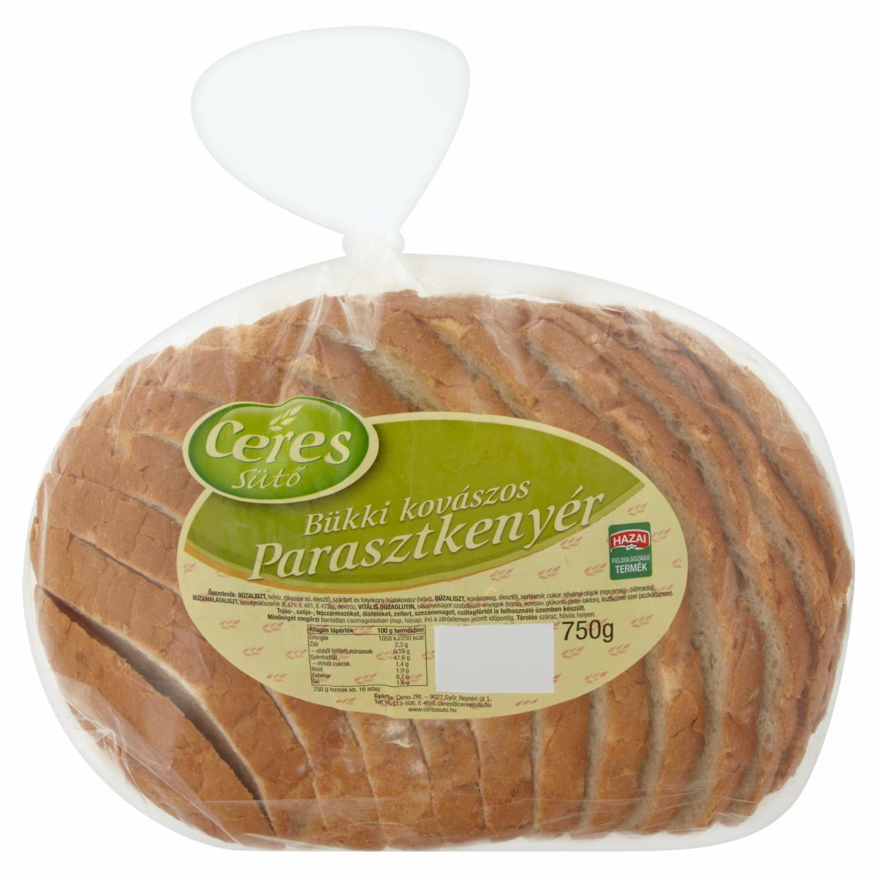 Photo - Ceres Sütő Bükki Sourdough Country Bread 750 g