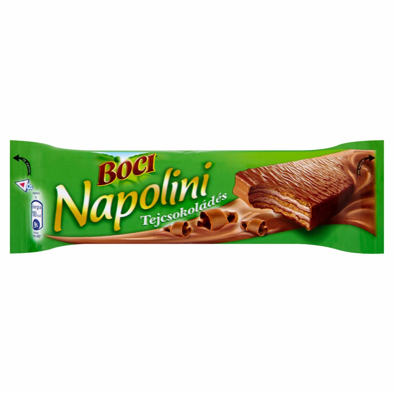 Photo - Boci Napolini Wafer Bar Covered with Milk Chocolate with Cocoa Cream 33 g