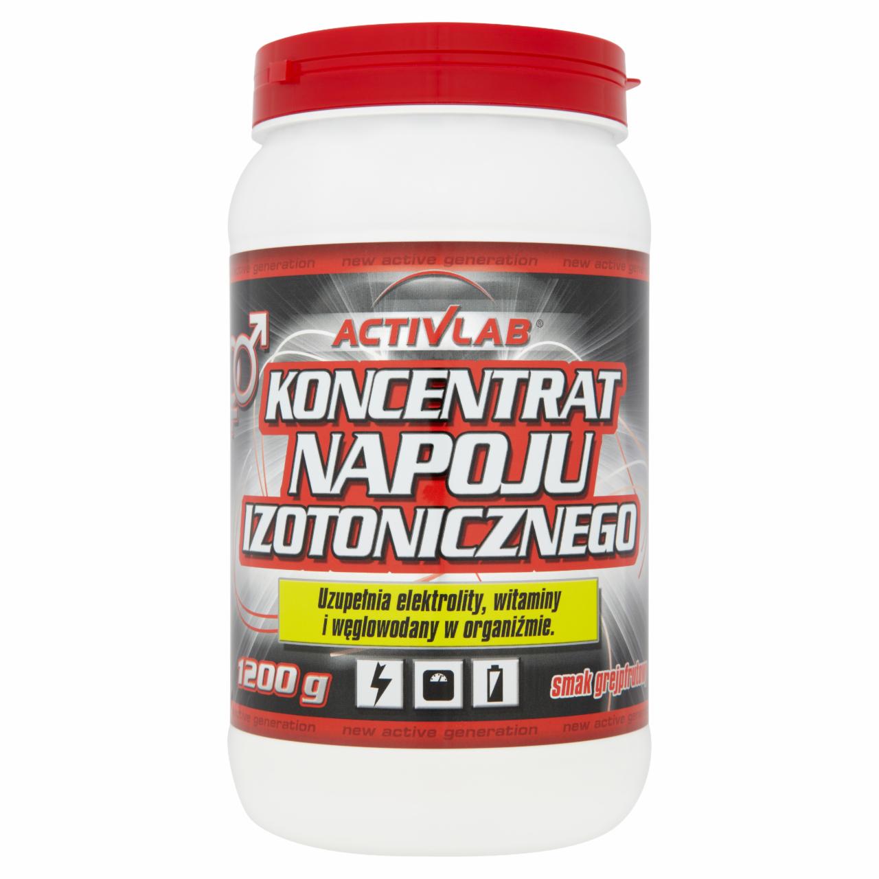 Photo - ActivLab Grapefruit Flavoured Isotonic Drink Concentrate 1200 g
