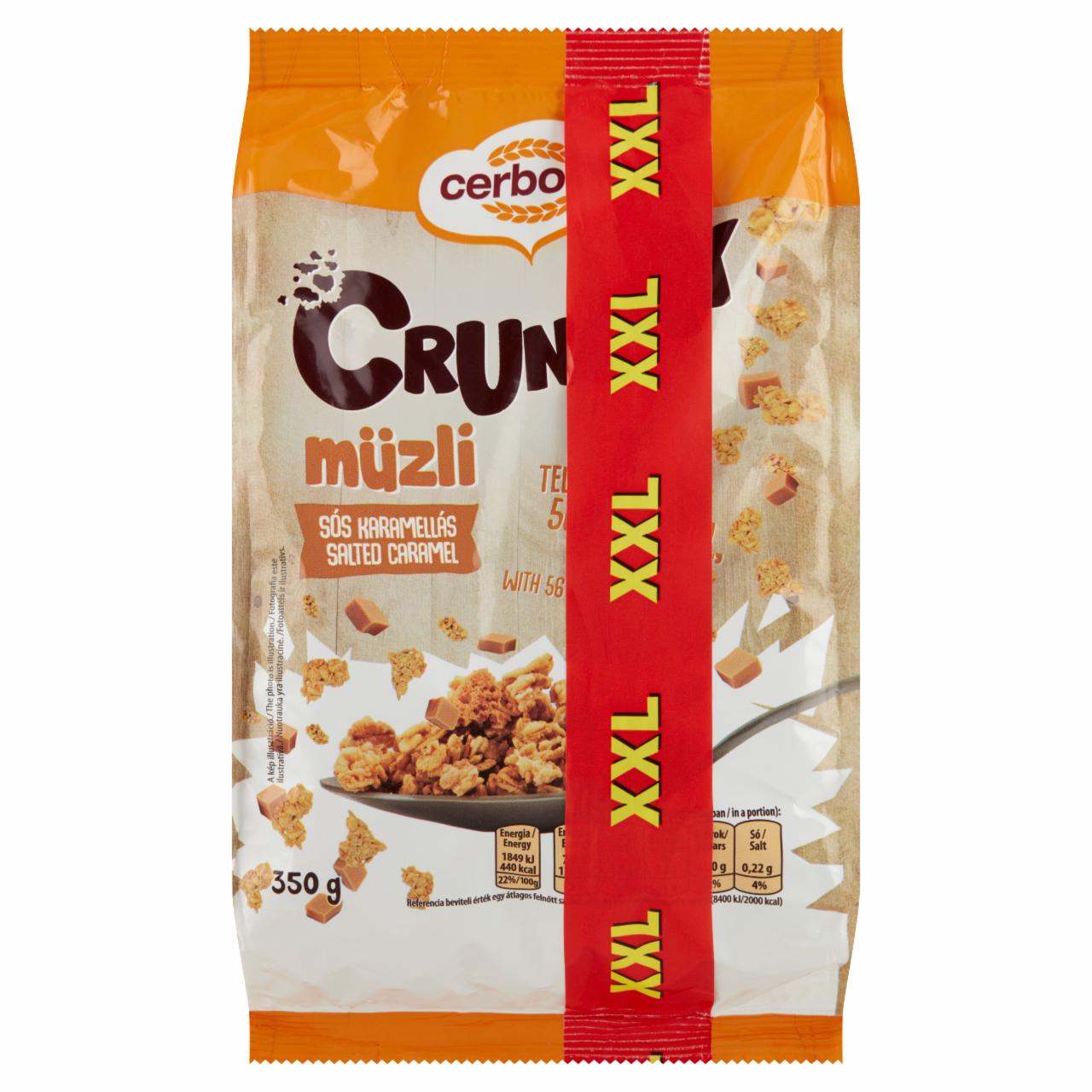 Photo - Cerbona Crunchy Crispy Salted Caramel Muesli 350 g