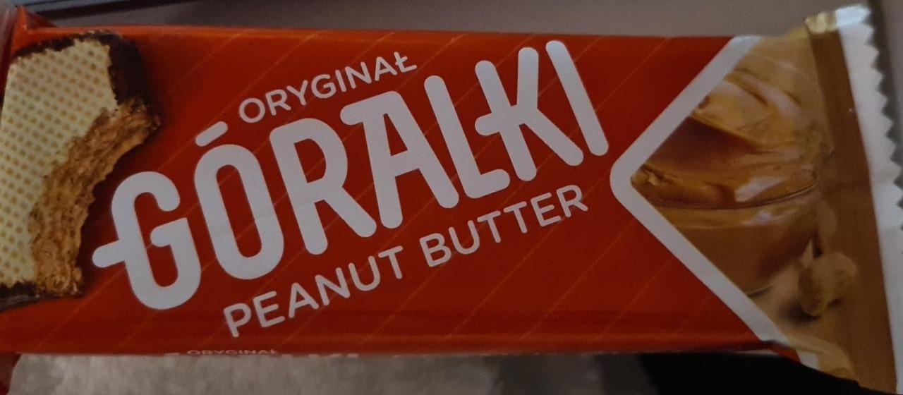 Photo - Góralki Peanut Butter Wafer with Cream Filling in Cocoa Glaze 50 g