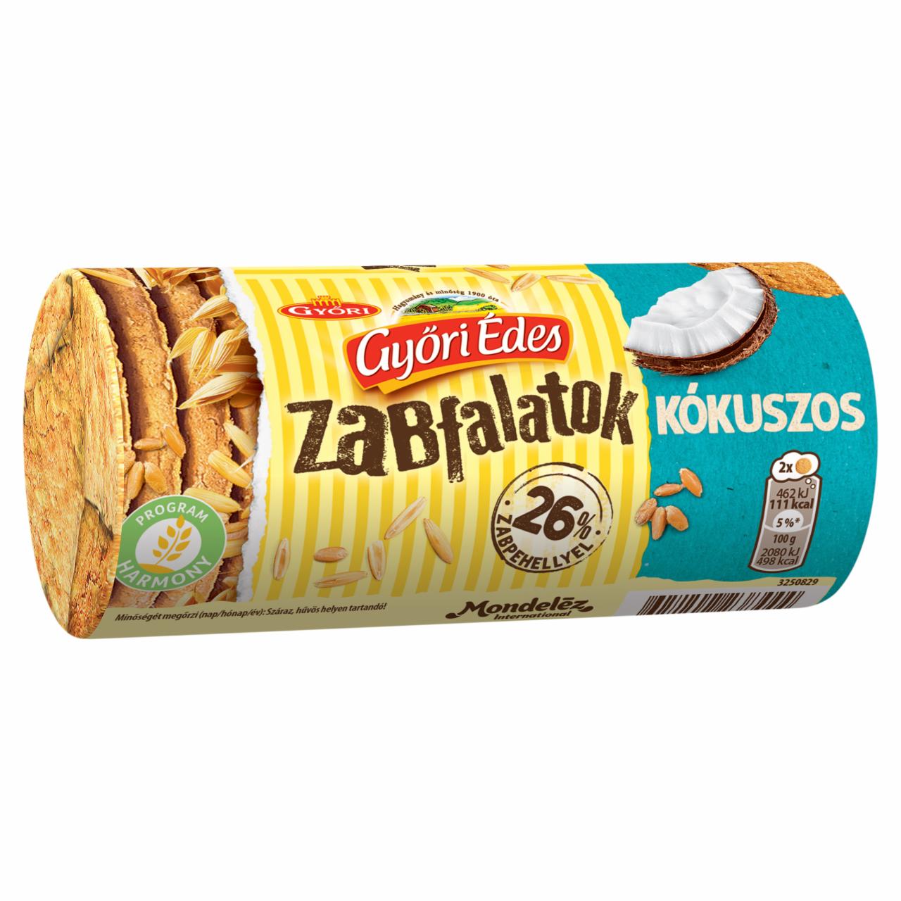 Photo - Győri Édes Zabfalatok Coconut Friable Oatmeal Biscuit 188 g