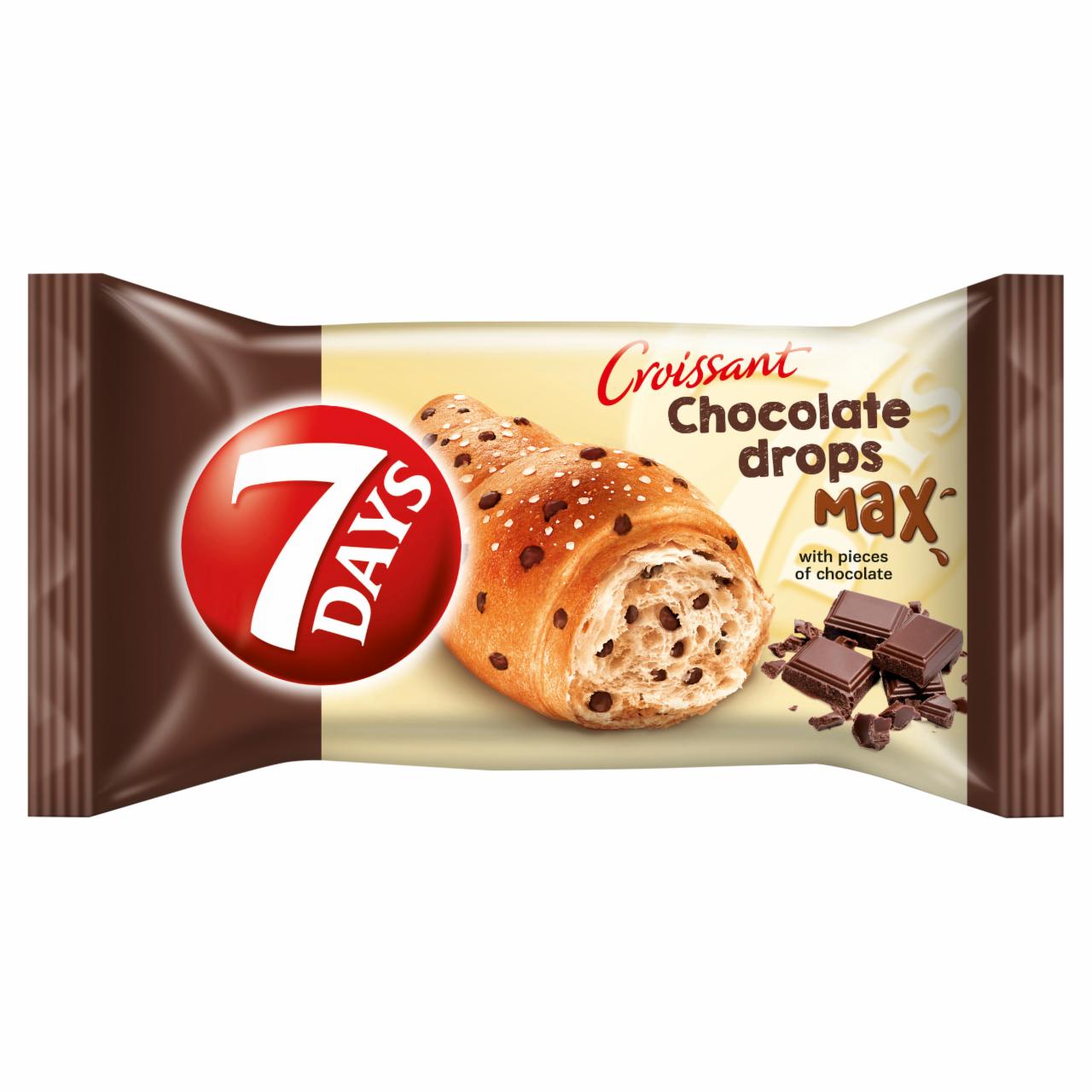 Photo - 7DAYS Chocolate Drops Croissant with Chocolate Drops 70 g