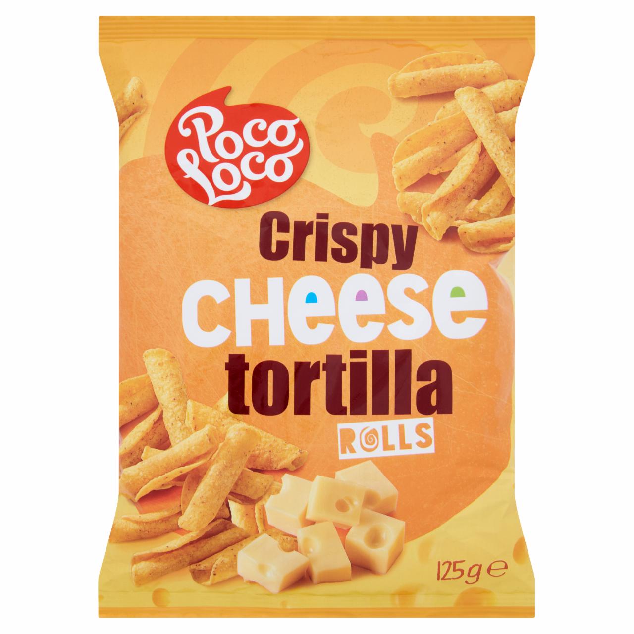 Photo - Poco Loco Tortilla Rolls Cheese Flavoured Corn Chips 125 g