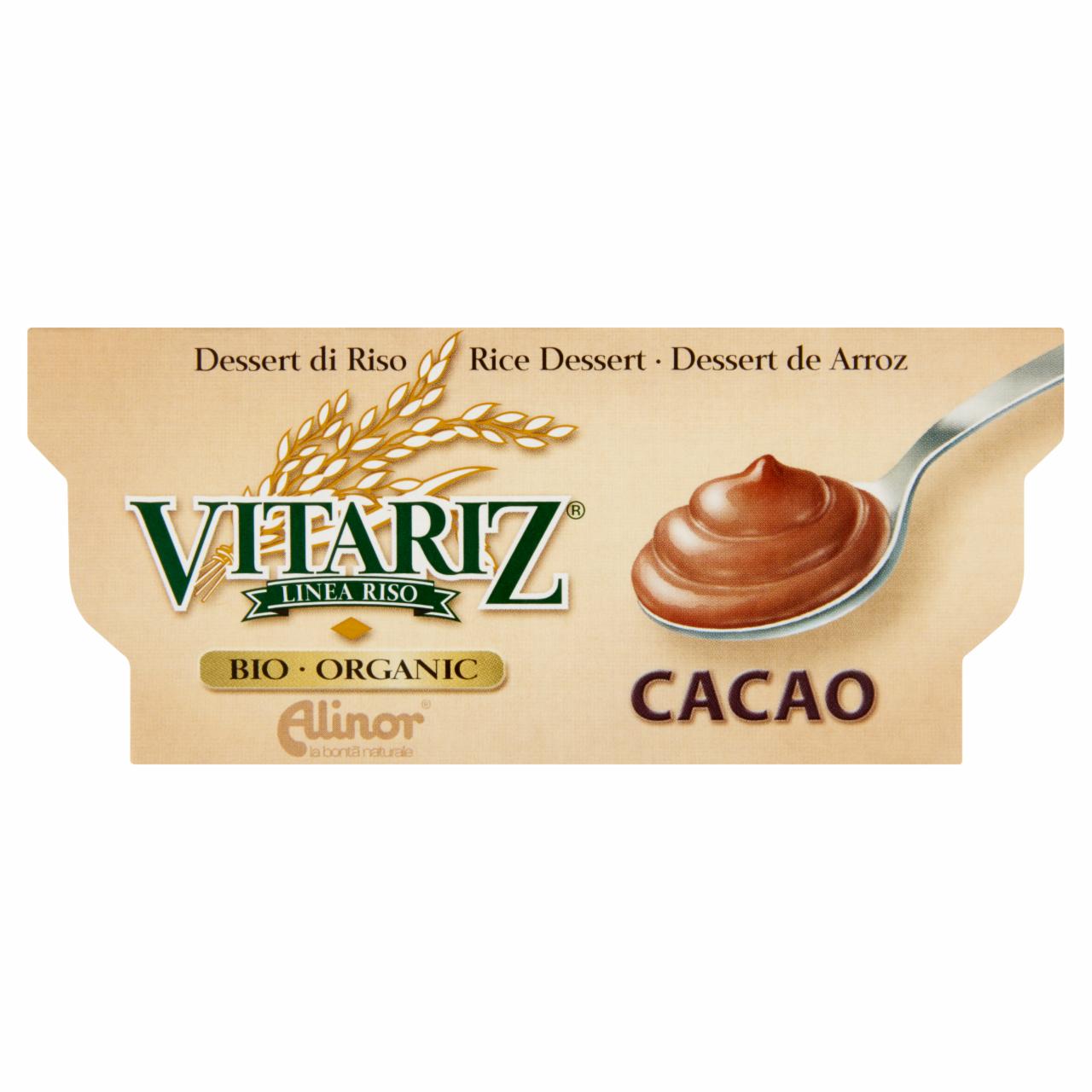 Photo - Vitariz Organic Cocoa Flavoured Rice Dessert 2 x 100 g