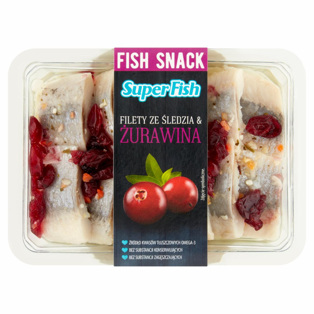 Photo - SuperFish Herring Fillets & Cranberry 200 g