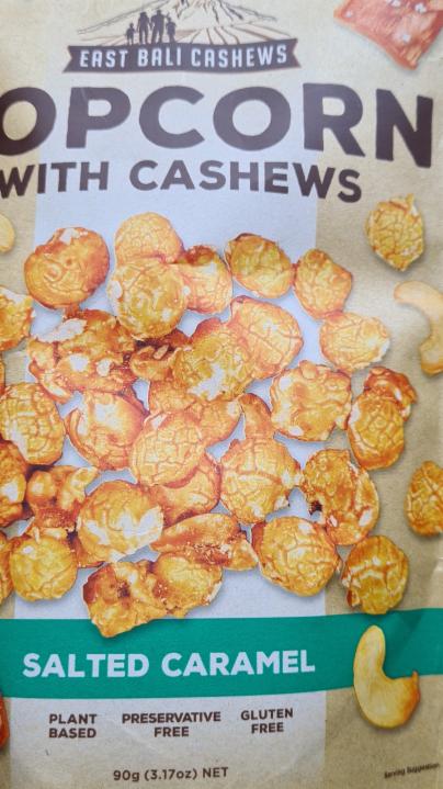 Photo - Popcorn with cashews, salted caramel East bali cashews