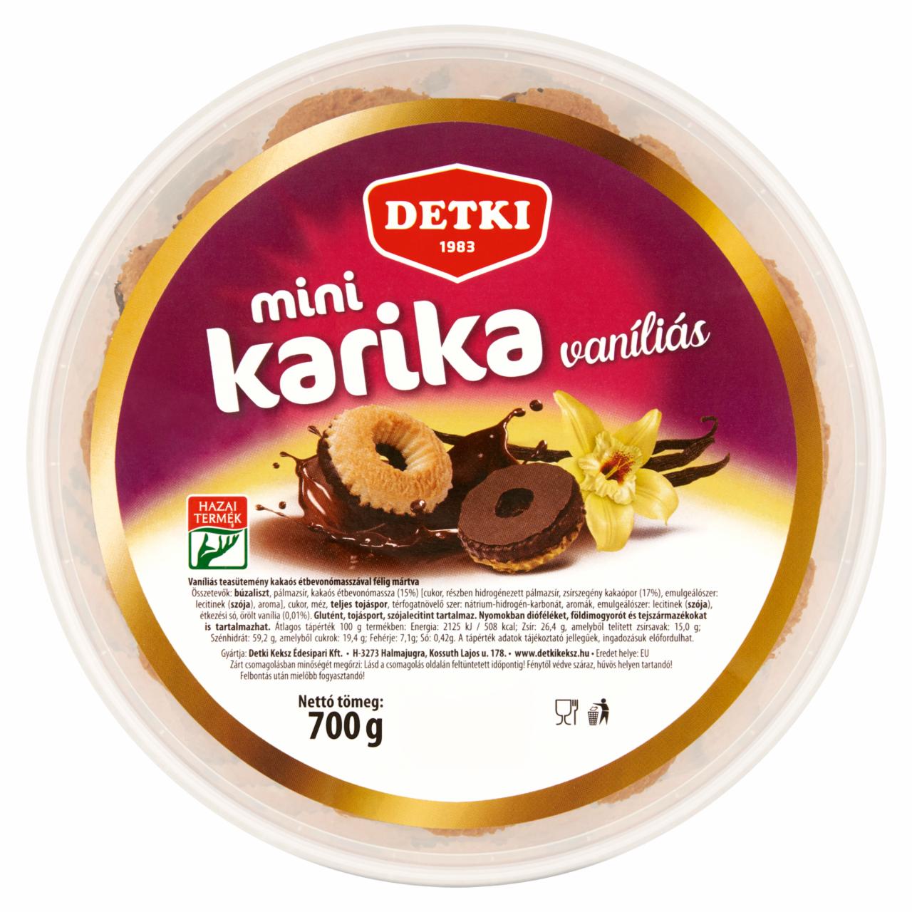 Photo - Detki Mini Vanilla Rings 700 g