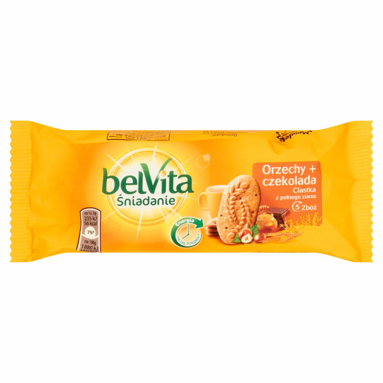 Photo - belVita Śniadanie Nuts + Chocolate Wholemeal Cakes 50 g