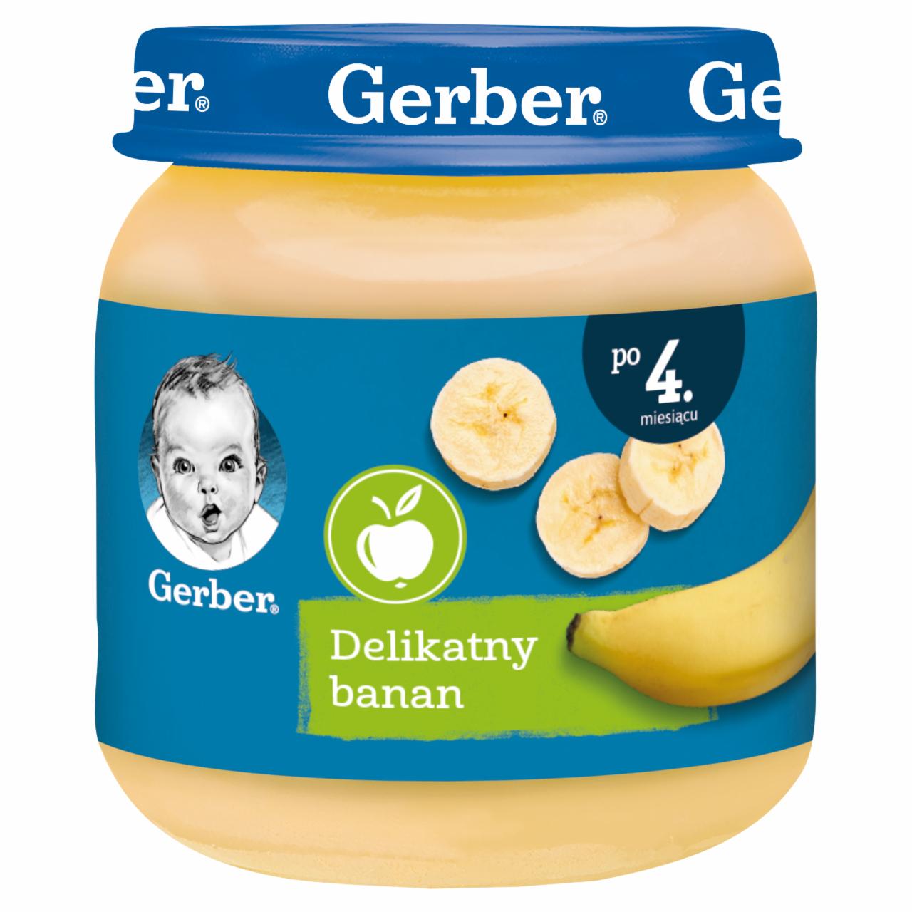 Photo - Gerber Delicate Banana for Infants after 4. Months Onwards 125 g