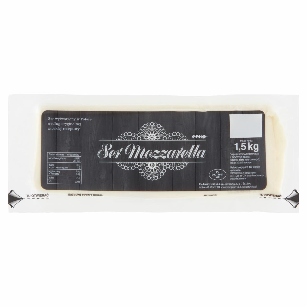 Photo - Ceko Mozzarella Cheese 1.5 kg