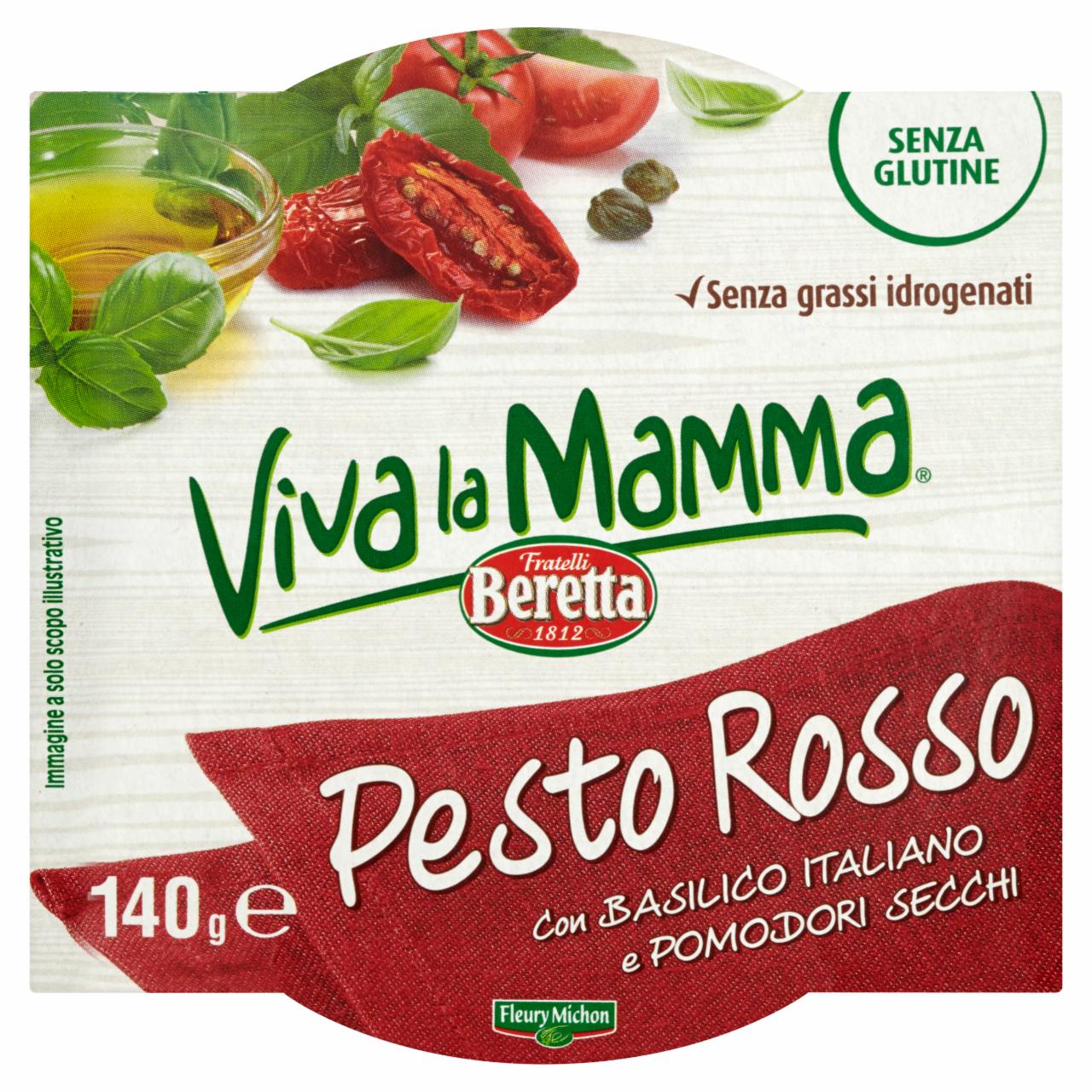 Photo - Fratelli Beretta Viva la Mamma Pesto Rosso 140 g