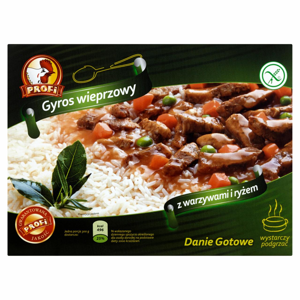 Photo - Profi Pork Gyros with Vegetables and Rice 300 g