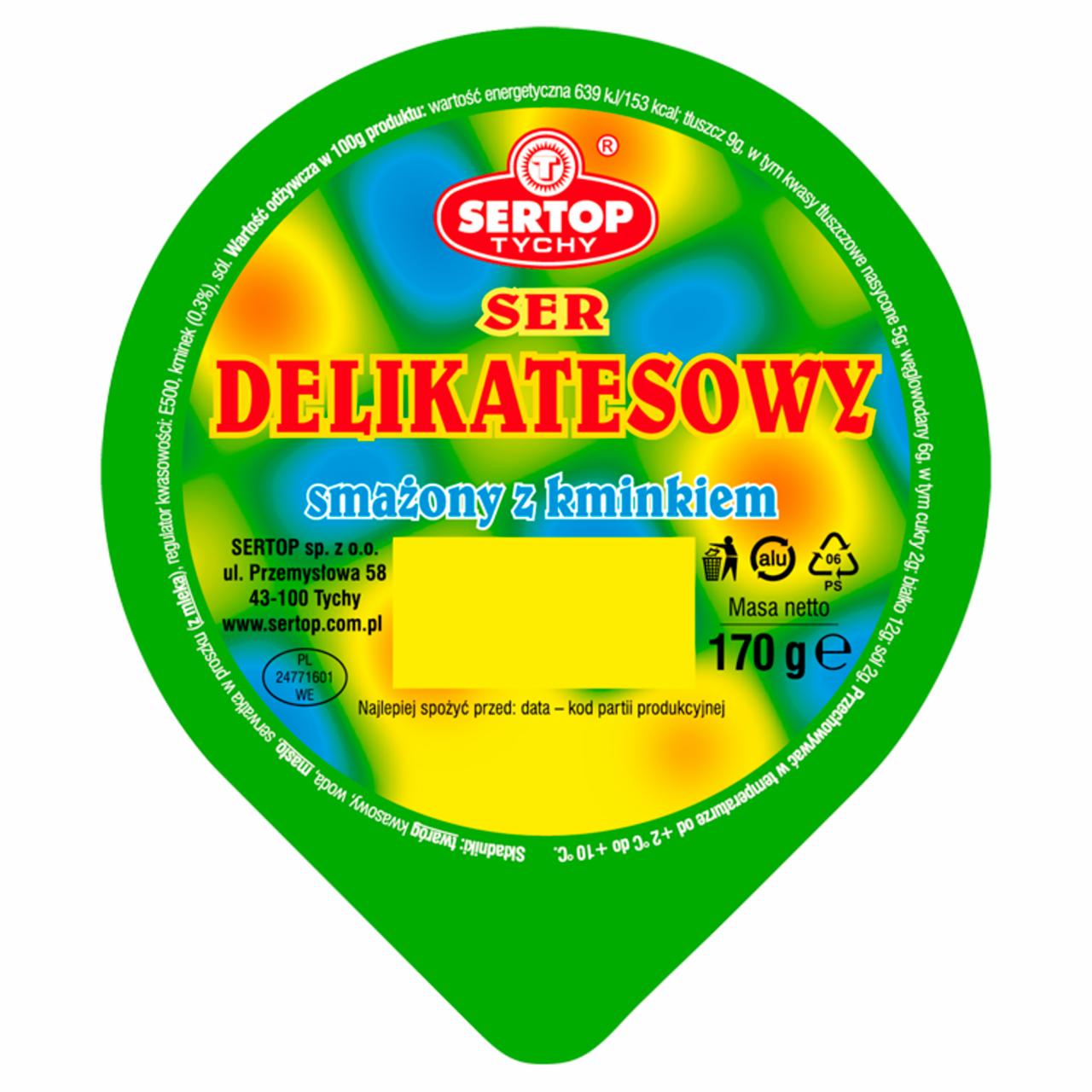 Photo - Sertop Tychy Fried Deli Cheese with Caraway Seeds 170 g