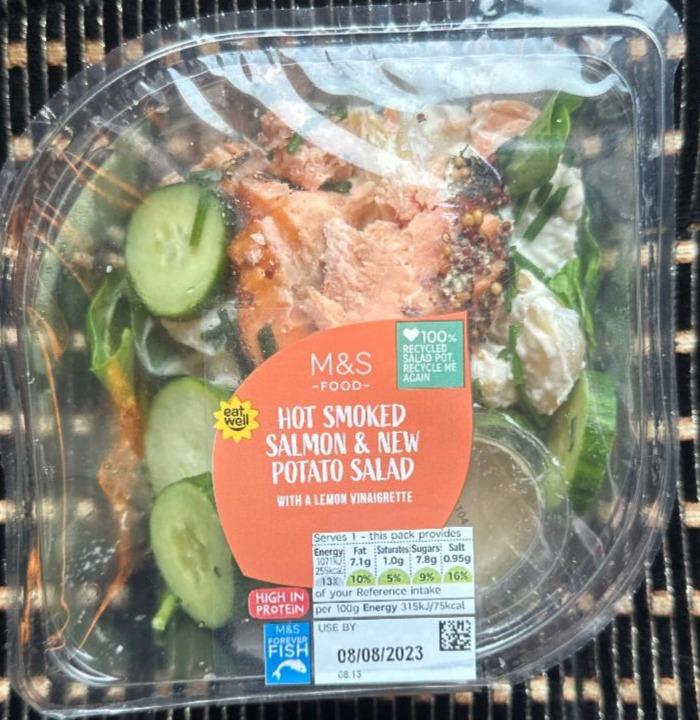 Photo - Hot Smoked Salmon & New Potato Salad M&S Food