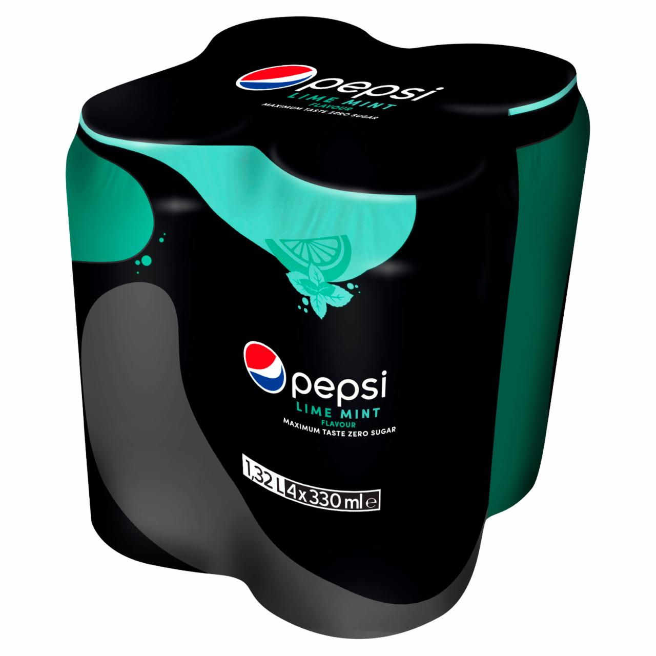 Photo - Pepsi Lime Mint Flavour Carbonated Drink 4 x 330 ml