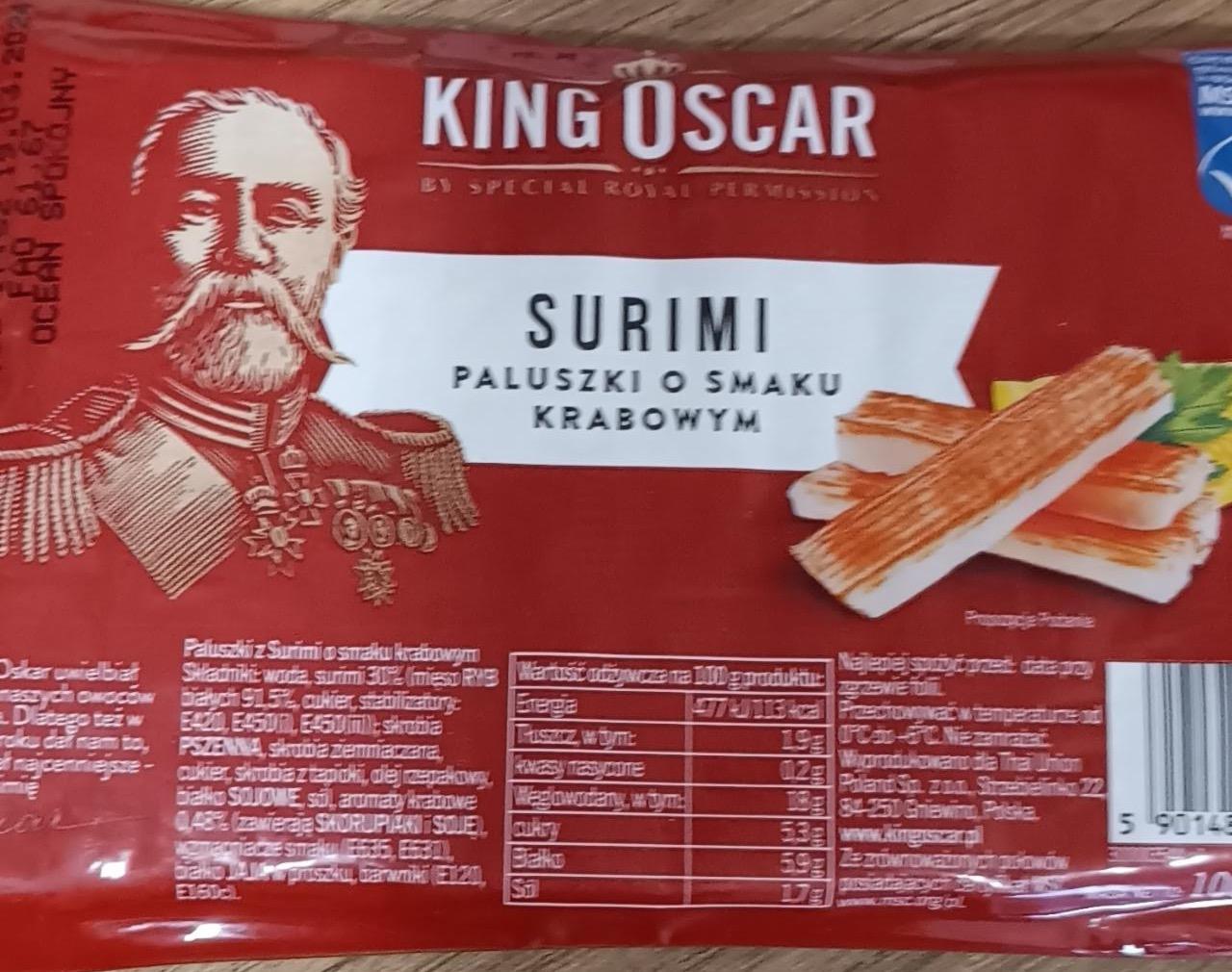 Photo - King Oscar Crab Flavoured Surimi Sticks 100 g