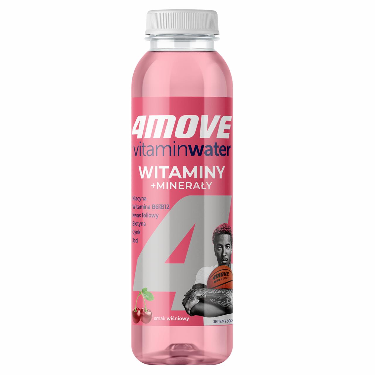 Photo - 4Move Vitamin Water Vitamins + Minerals Cherry Flavour Non Carbonated Drink 556 ml