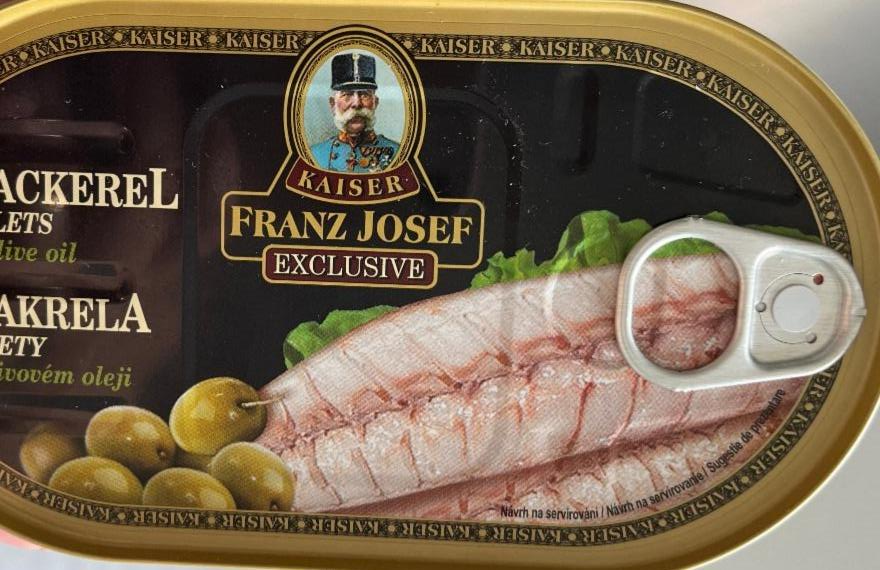 Photo - Kaiser Franz Josef Exclusive Mackerel Fillet in Olive Oil 170 g