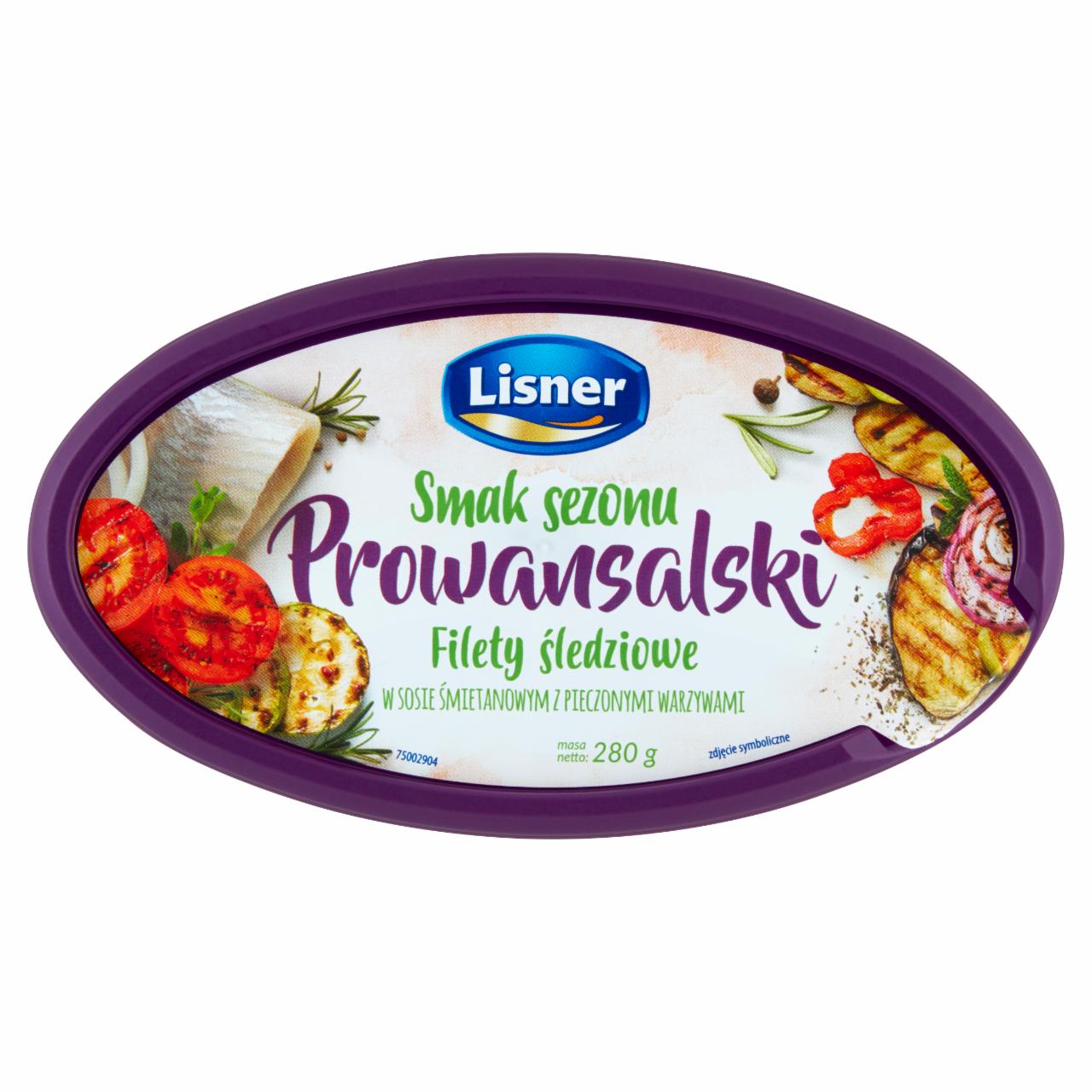 Photo - Lisner Smak Sezonu Prowansalski Herring Fillets in Cream Sauce with Fried Vegetables 280 g