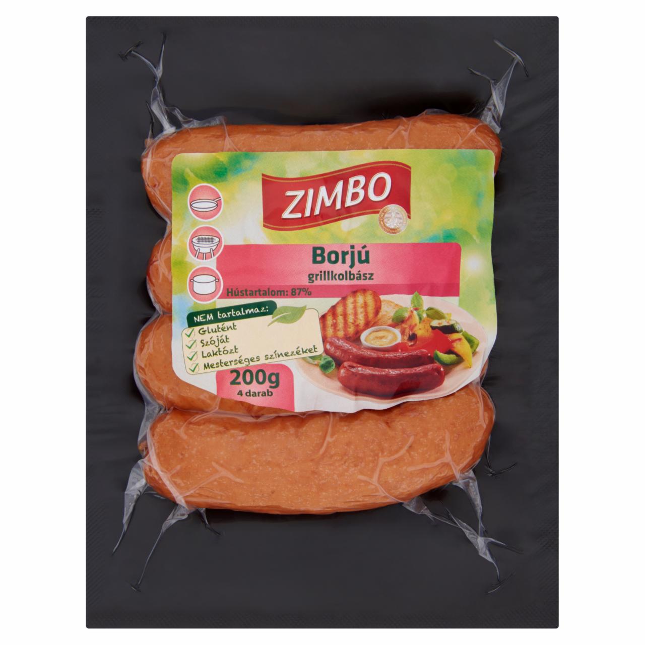 Photo - Zimbo Veal Grill Sausages 4 pcs 200 g