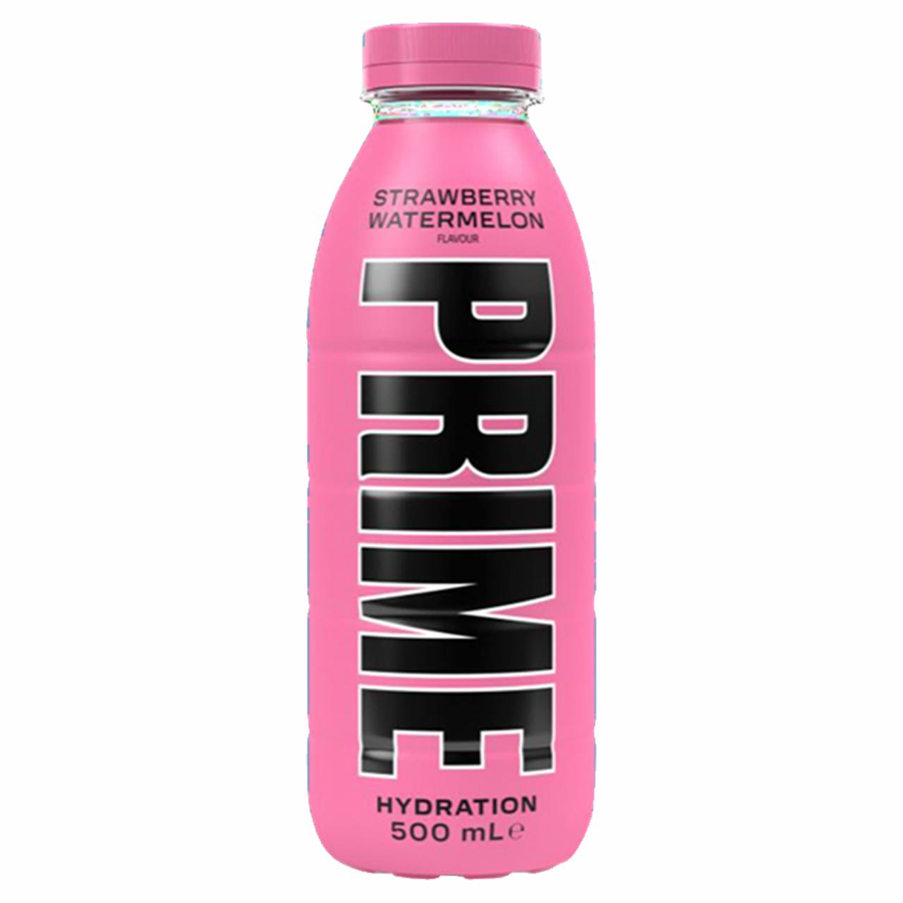 Photo - Prime Hydration Strawberry Watermelon Flavour Non-Carbonated Drink Based on Coconut Water 500 ml