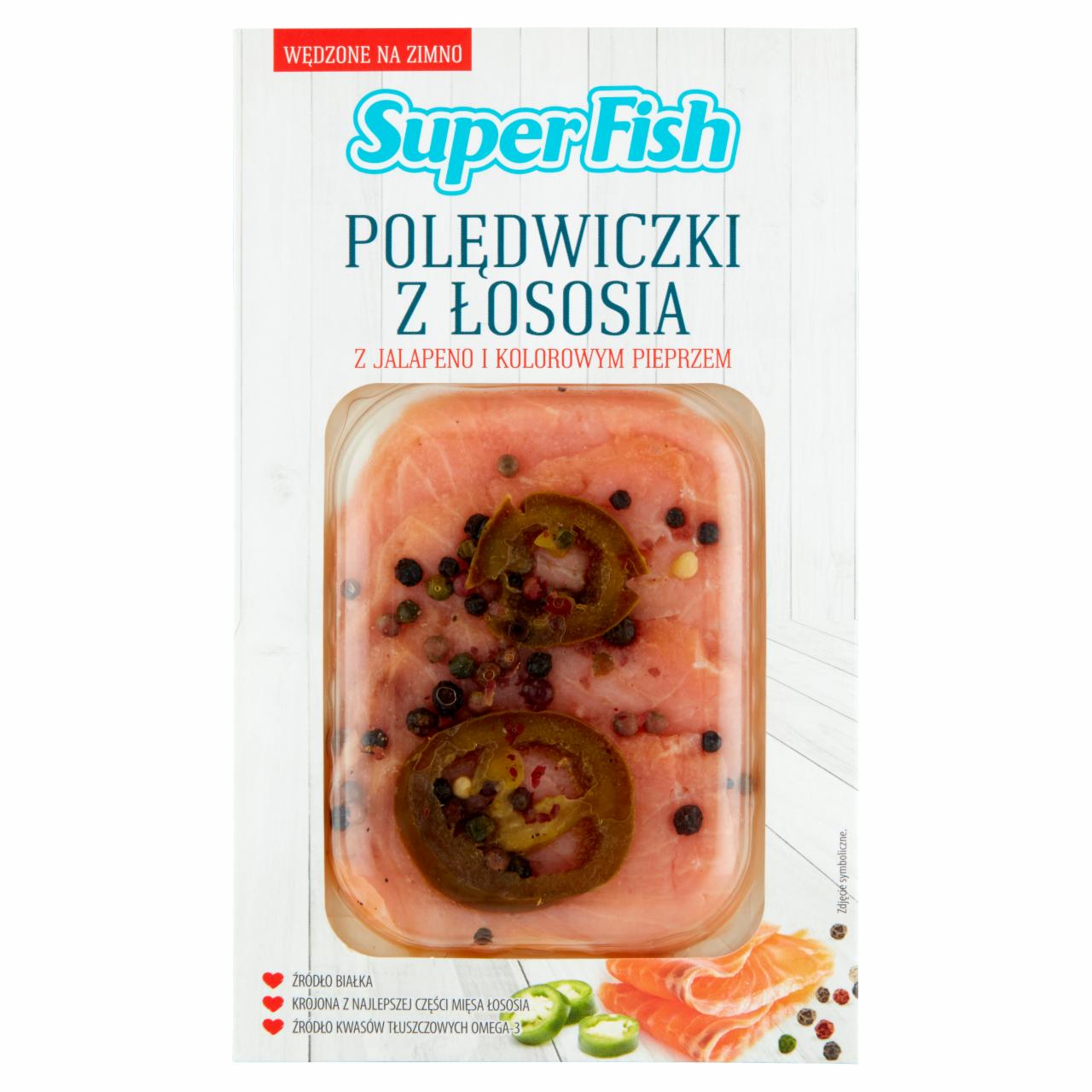 Photo - SuperFish Salmon Tenderloins with Jalapeno and Colourful Pepper 60 g