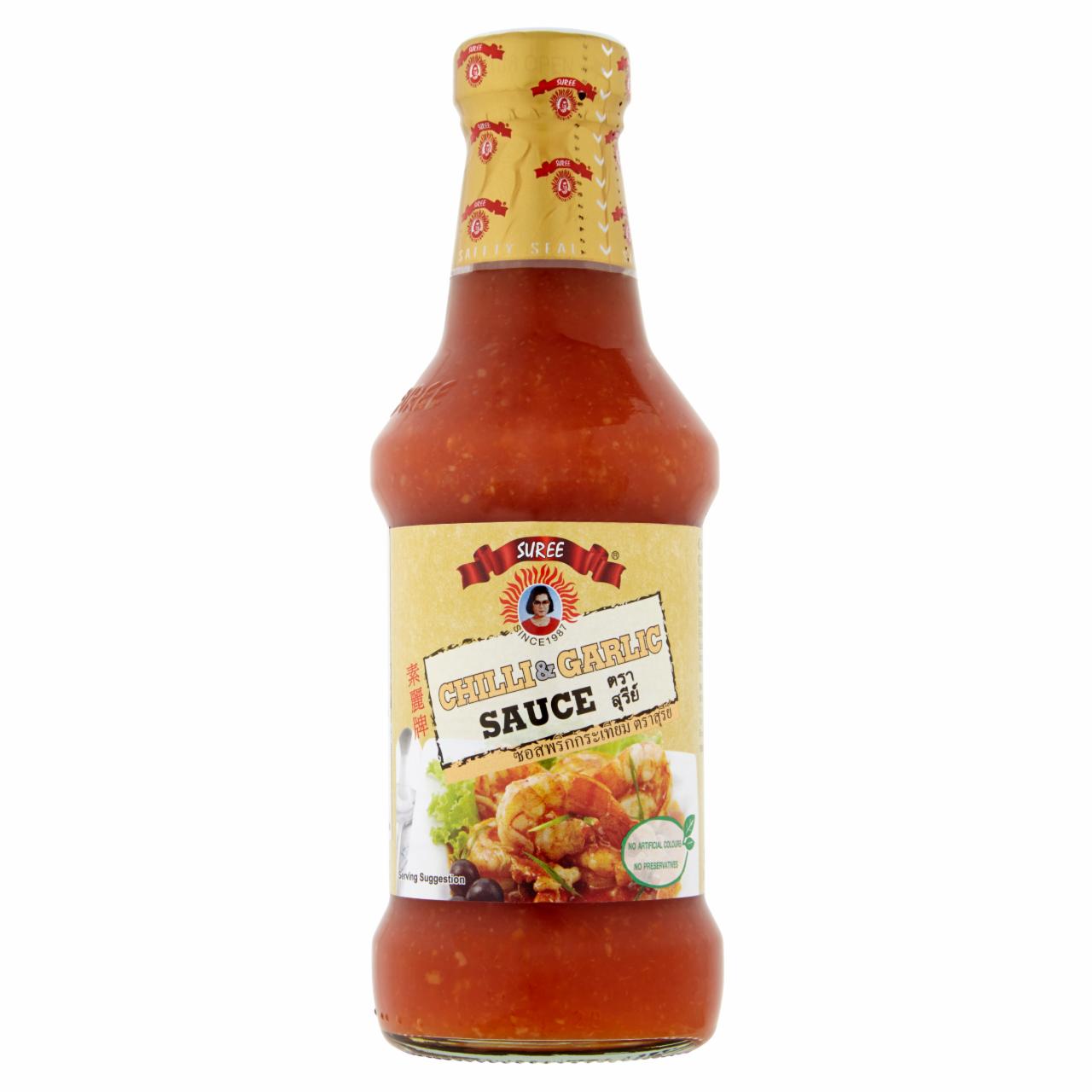 Photo - Suree Hot Chilli-Garlic Sauce 295 ml