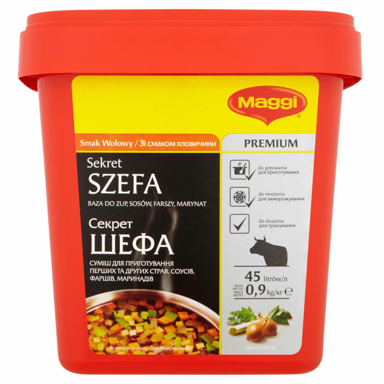 Photo - Maggi Chief Secret Beef Flavour Soups Sauces Stuffing Marinade Base 900 g