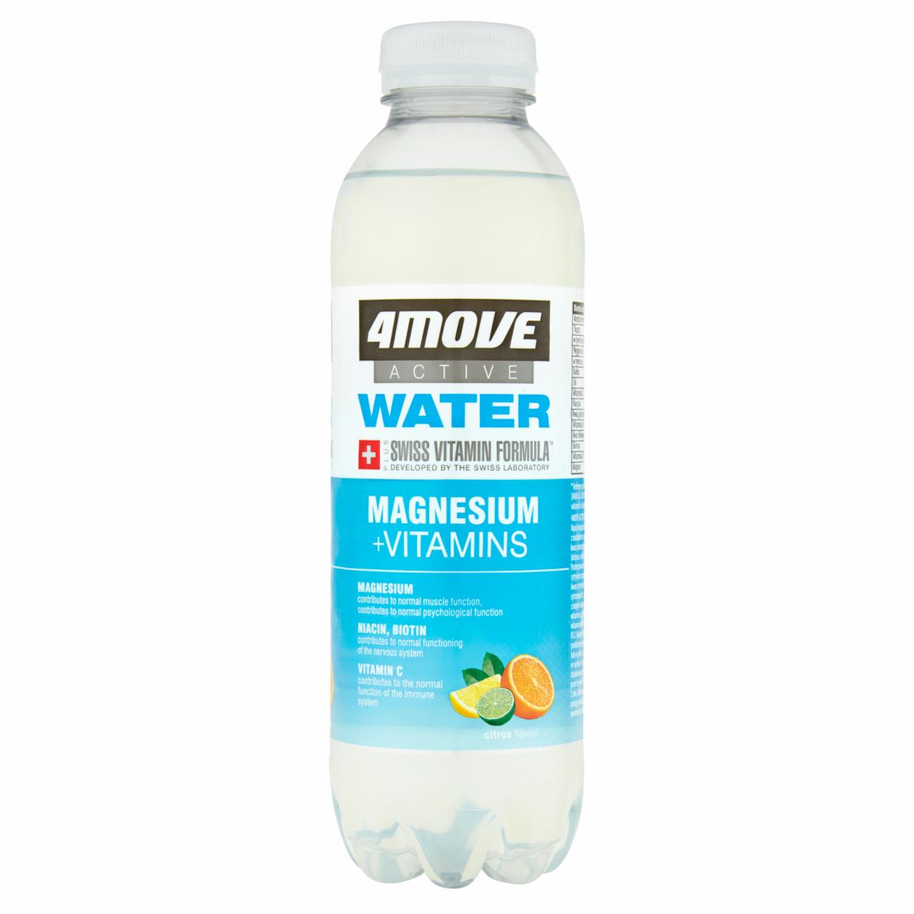 Photo - 4Move Active Vitamin Magnesium + Vitamins Citrus Flavour Drink 556 ml