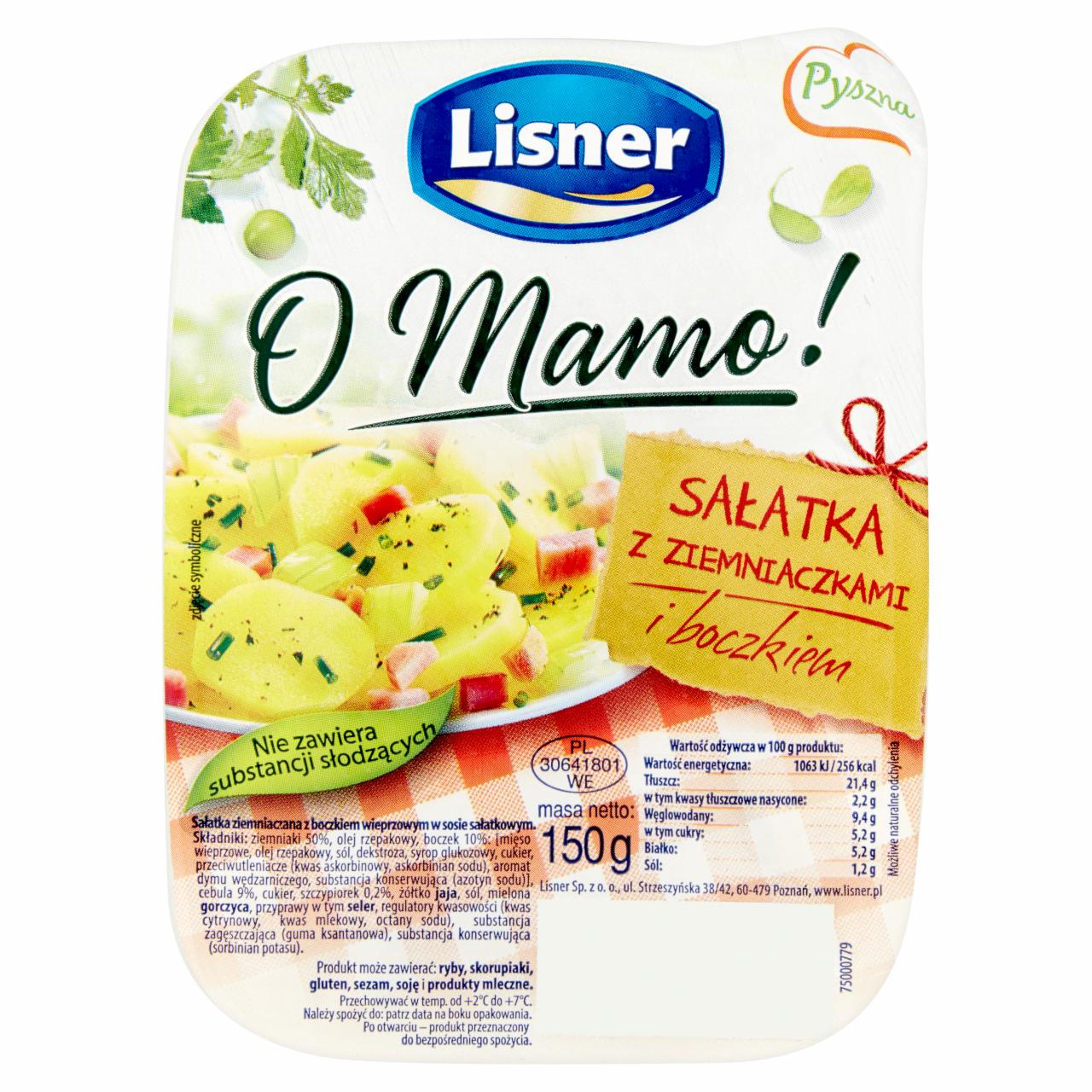 Photo - Lisner O Mamo! Salad with Potatoes and Bacon 150 g