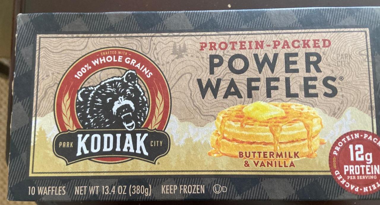 Photo - Protein Power Waffles Buttermilk & Vanilla Kodiak