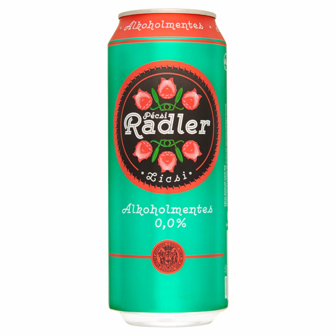 Photo - Pécsi Radler Non-Alcoholic Beermix with Lychee Flavour 0,5 l