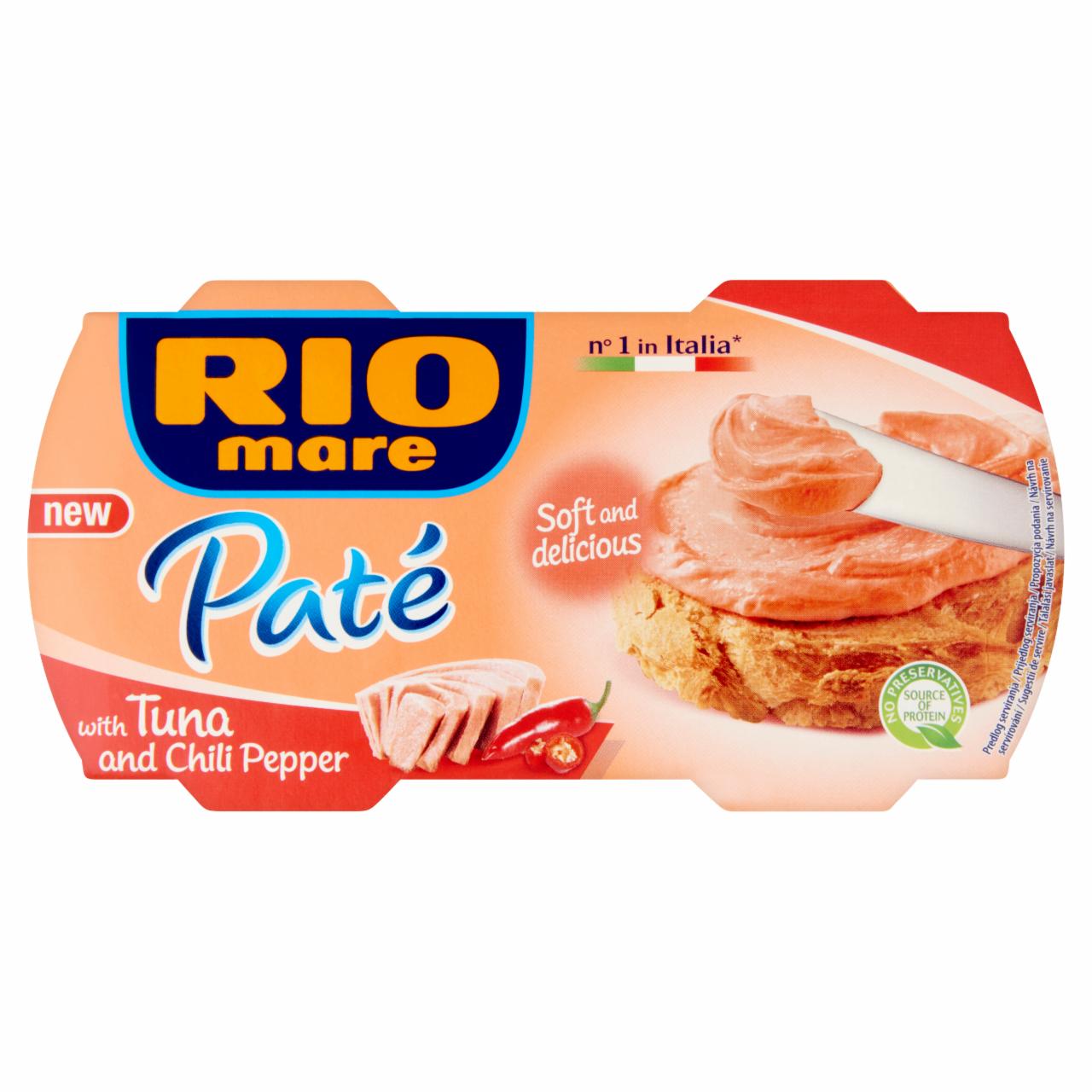 Photo - Rio Mare Paté with Tuna and Chili Pepper 2 x 84 g