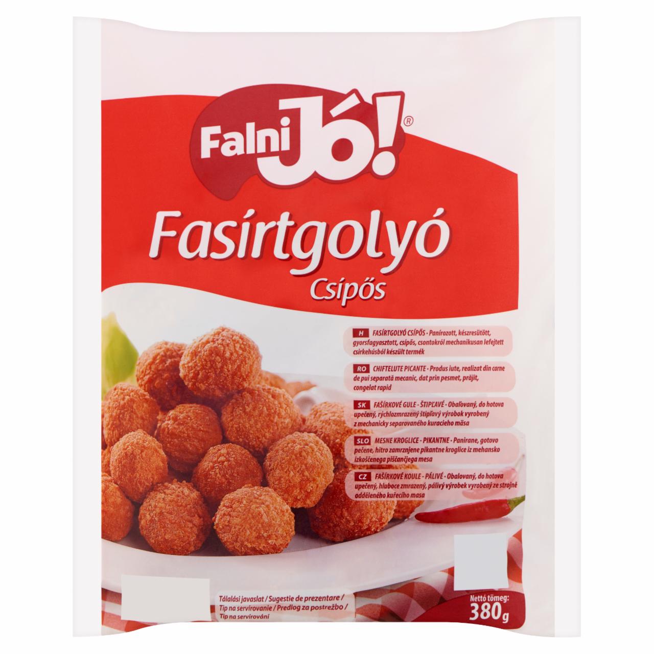 Photo - Falni Jó! Ready-Fried Quick-Frozen Hot Meat Balls 380 g