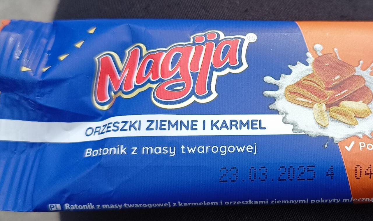 Photo - Magija Peanuts and Caramel Cottage Cheese Bar 40 g