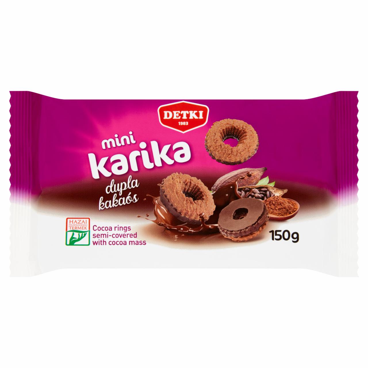 Photo - Detki Mini Double Cocoa Rings 150 g