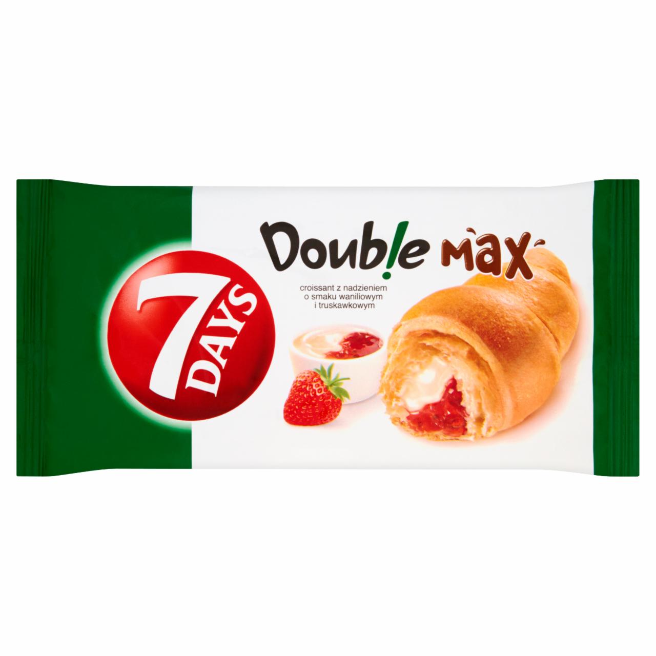 Photo - 7 Days Doub!e Max Croissant with Vanilla Flavour and Strawberry Fillings 80 g