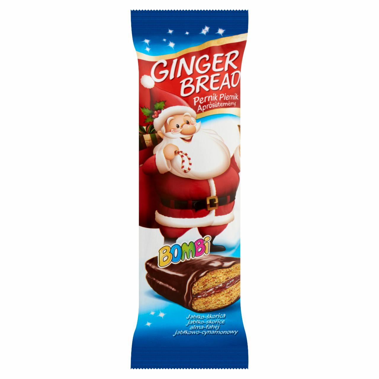 Photo - Bombi Cocoa Coated Gingerbread with Apple-Cinnamon Filling 45 g