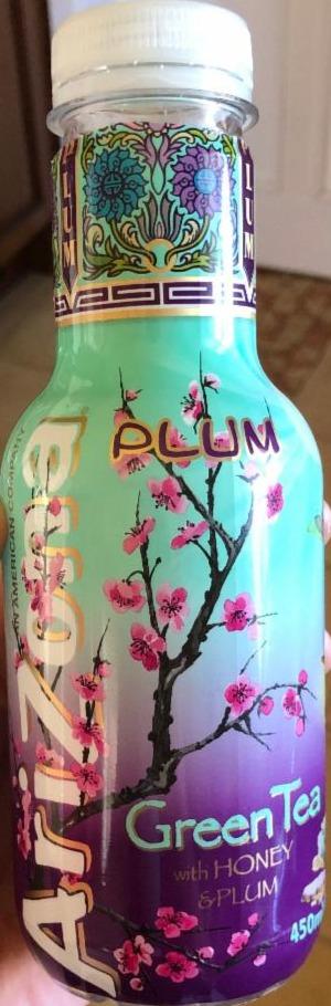 Photo - Arizona Green Tea with Honey & Plum 450 ml