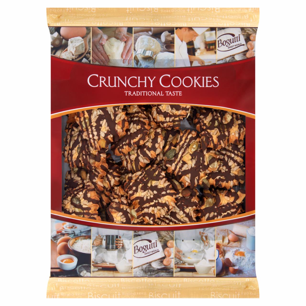 Photo - Bogutti Crunchy Cookies with Pumpkin and Sunflower Seeds in Cocoa Glaze 1 kg
