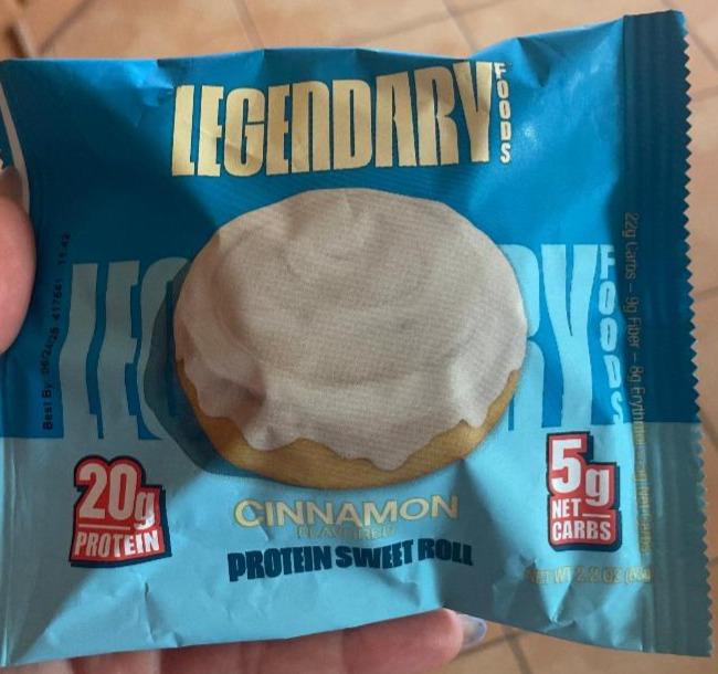 Photo - Protein sweet roll cinnamon flavoured Legendary Foods