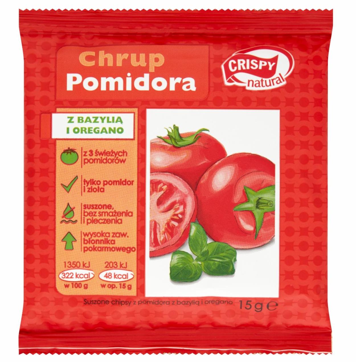 Photo - Crispy Natural Tomato with Basil and Oregano Dried Chips 15 g