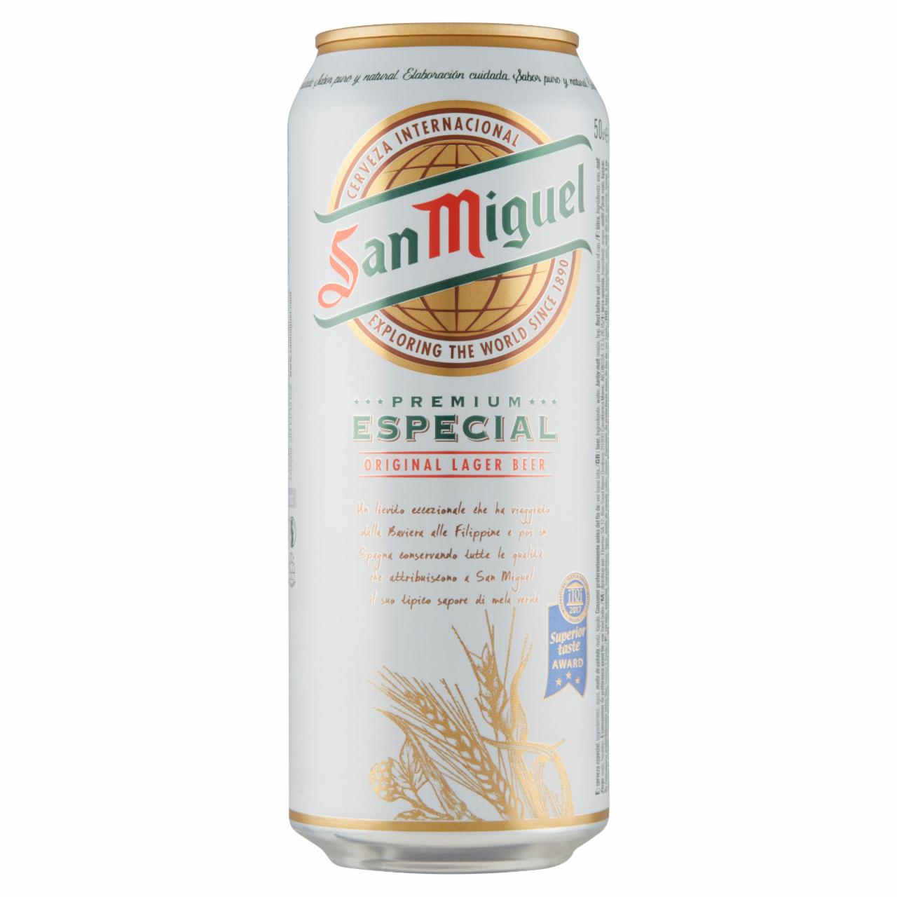 Photo - San Miguel Especial premium beer 0,5 l