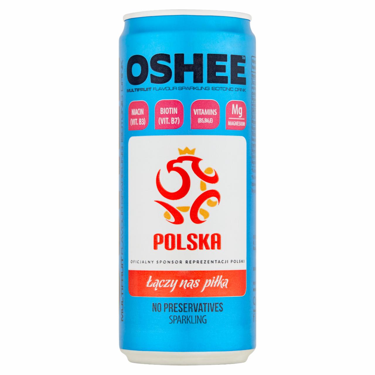 Photo - Oshee Multifruit Flavoured Sparkling Isotonic Drink 330 ml