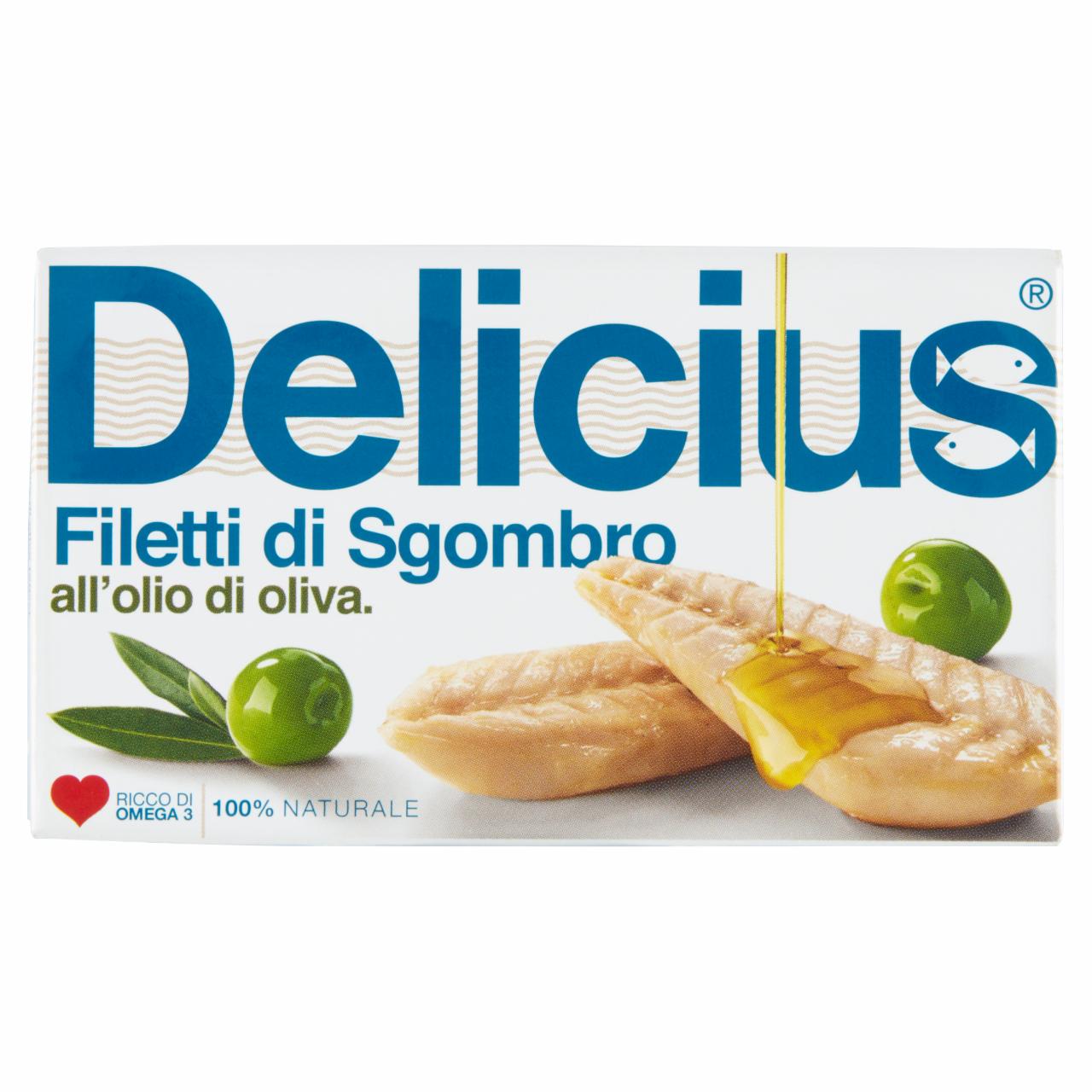 Photo - Delicius Mackerel Fillets in Olive Oil 125 g