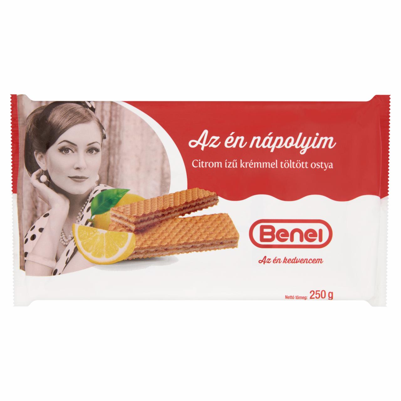 Photo - Benei Lemon Flavoured Cream Filled Wafer 250 g
