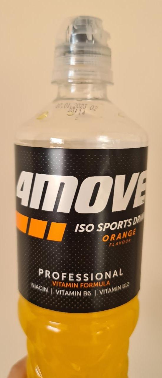 Photo - 4Move Orange Flavour Isotonic Drink 750 ml