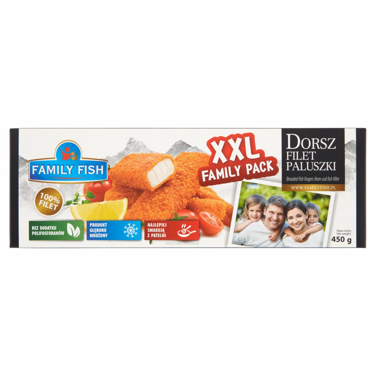 Photo - Family Fish Fish Fingers from Cod Fillet 450 g